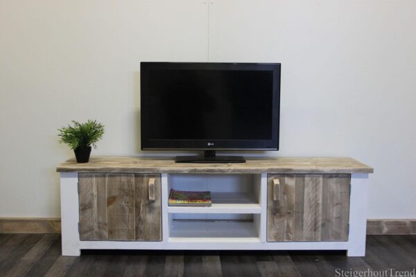 Steigerhouten tv-meubel "Zuid-Holland"