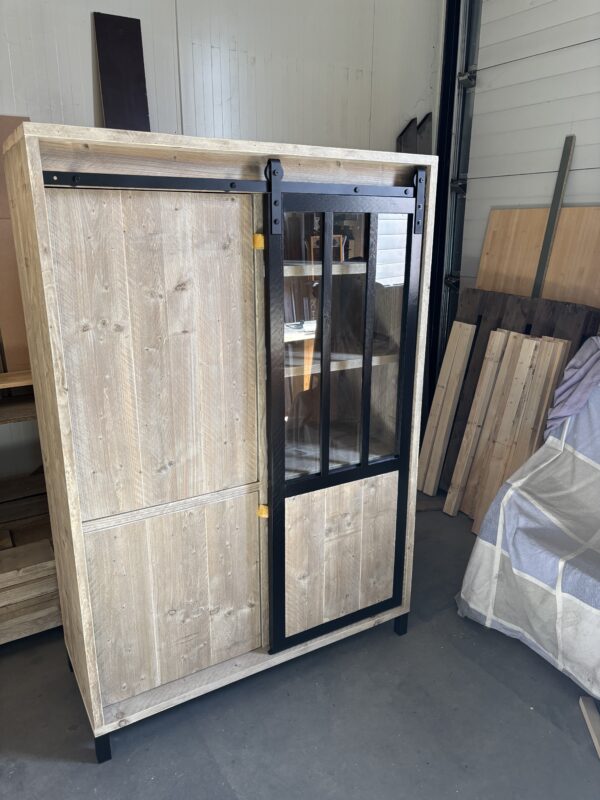 Steigerhouten Buffetkast "Groningen" industrieel