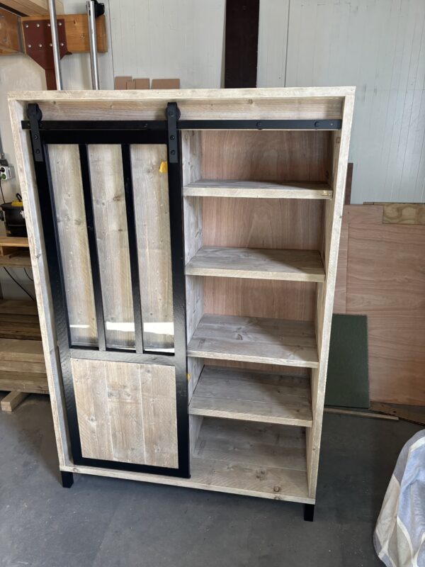 Steigerhouten Buffetkast "Groningen" industrieel