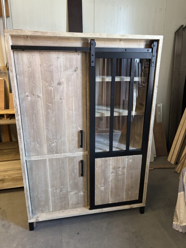 Steigerhouten Buffetkast "Groningen" industrieel