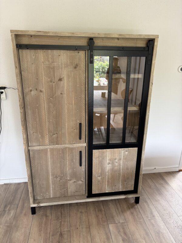 Steigerhouten Buffetkast "Groningen" industrieel