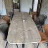 Steigerhouten Eettafel Deens-ovaal