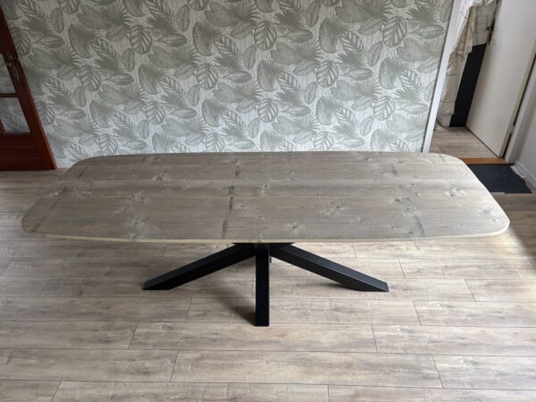 Steigerhouten Eettafel Deens-ovaal