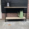 Steigerhouten Sidetable "Gelderland" industrieel