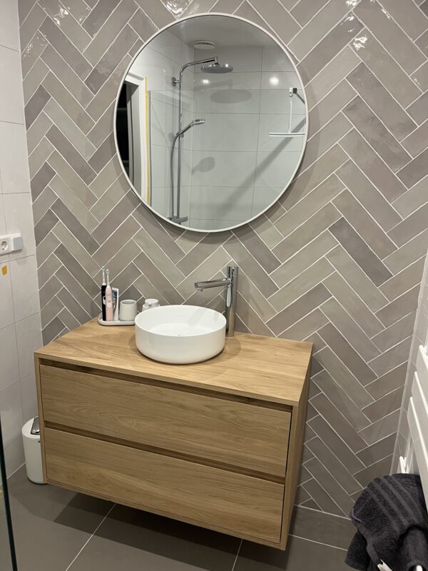 Eiken Badkamermeubel "Groningen"