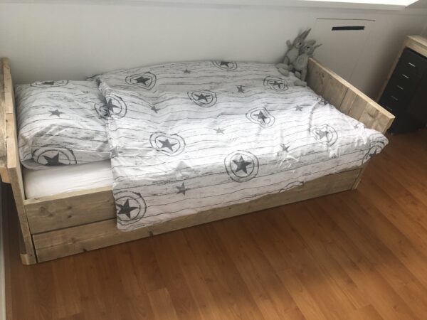 Steigerhouten Bed "Groningen"