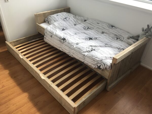 Steigerhouten Bed "Groningen"
