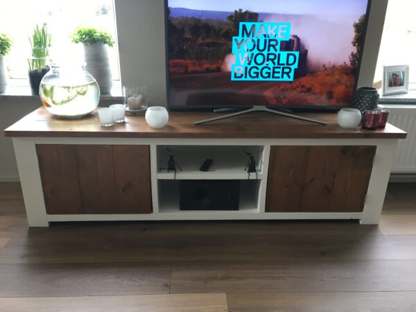 Steigerhouten tv-meubel "Zuid-Holland"