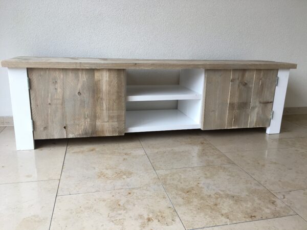 Steigerhouten tv-meubel "Zuid-Holland"