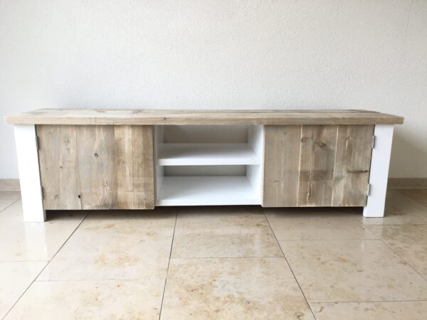 Steigerhouten tv-meubel "Zuid-Holland"