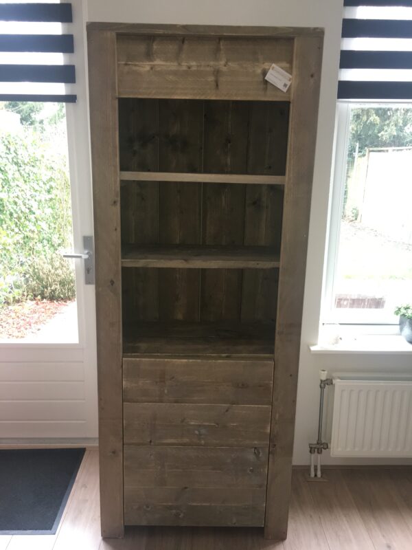 Steigerhouten Kast  " Groningen"