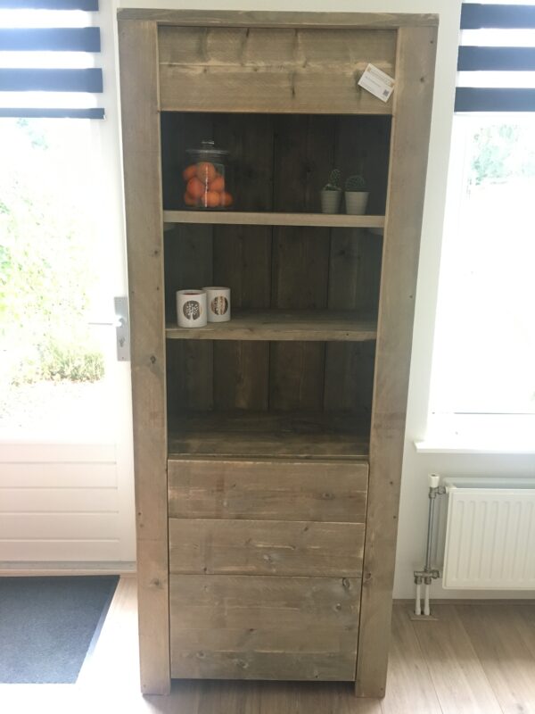 Steigerhouten Kast  " Groningen"