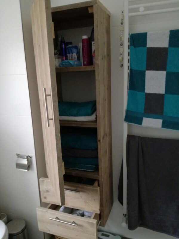 Steigerhouten Badkamerkast "Drenthe"