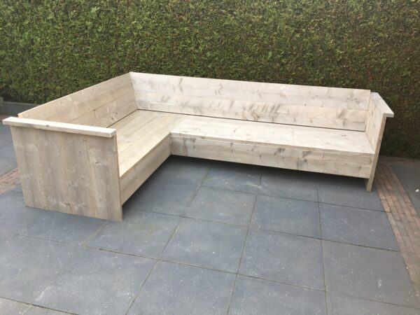 Steigerhouten Loungebank "Groningen"