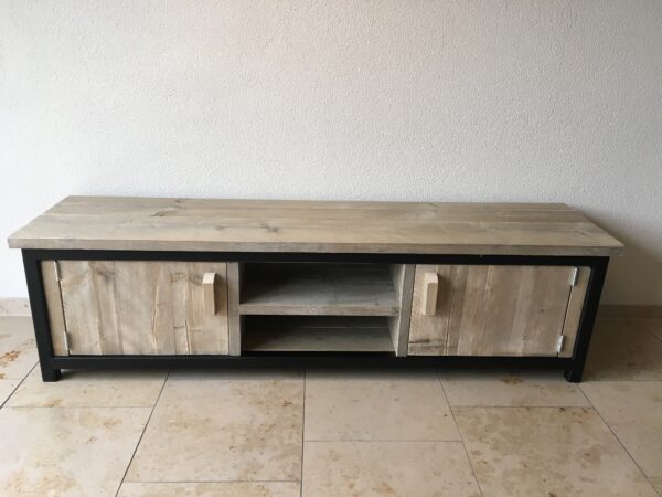 Steigerhouten Tv-meubel "Noord-Holland" industrieel