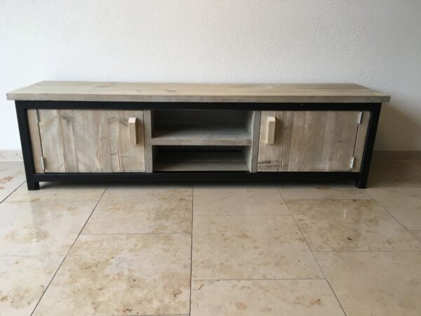 Steigerhouten Tv-meubel "Noord-Holland" industrieel