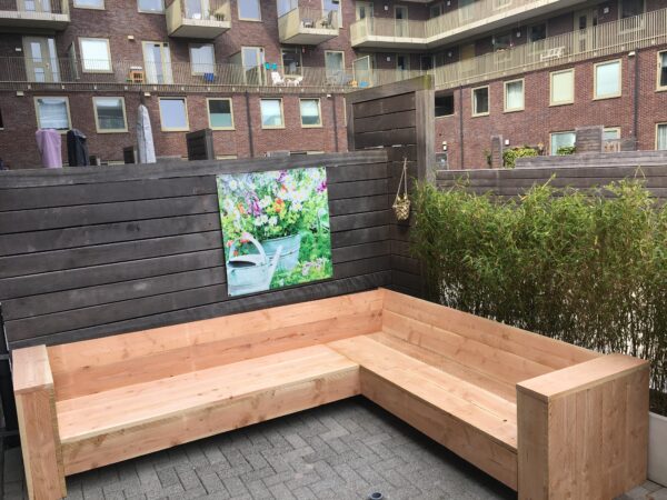 Steigerhouten Loungebank "Utrecht"