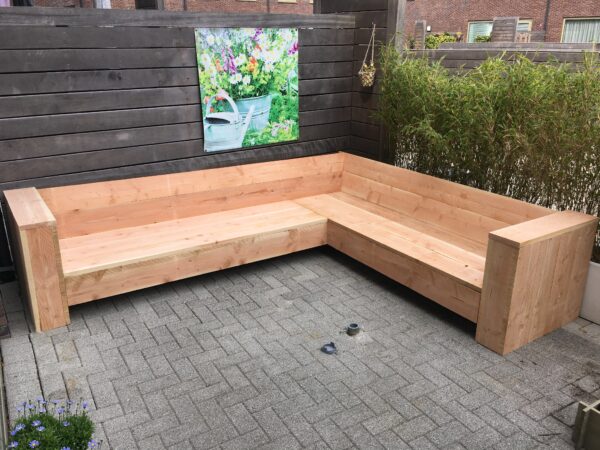 Steigerhouten Loungebank "Utrecht"