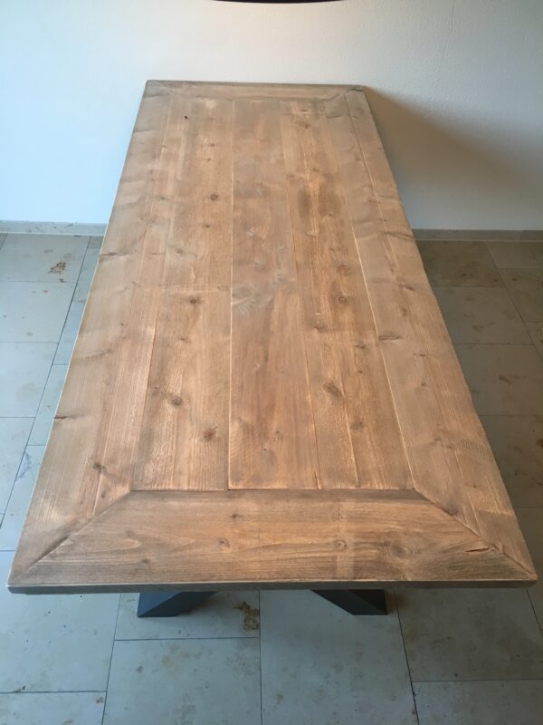 Steigerhouten eettafel "Limburg"