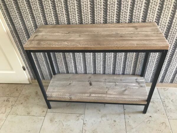 Steigerhouten Sidetable "Gelderland" industrieel