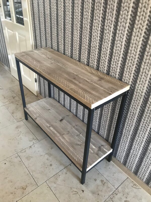 Steigerhouten Sidetable "Gelderland" industrieel