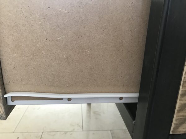 Steigerhouten Sidetable "Flevoland" industrieel.