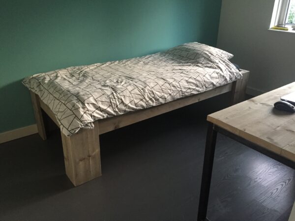 Steigerhouten Bed "Drenthe"