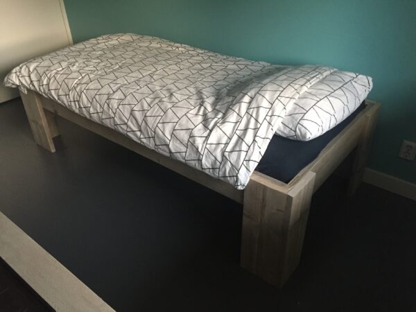 Steigerhouten Bed "Drenthe"