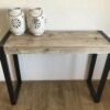 Steigerhouten Sidetable "Overijssel" industrieel