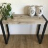 Steigerhouten Sidetable "Overijssel" industrieel