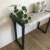 Steigerhouten Sidetable "Overijssel" industrieel