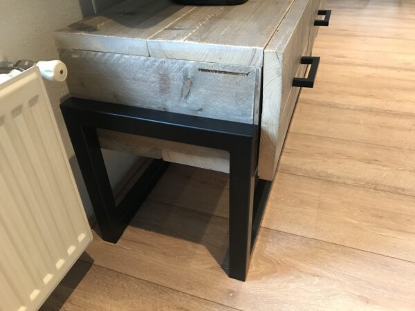 Steigerhouten tv-meubel "Groningen" industrieel