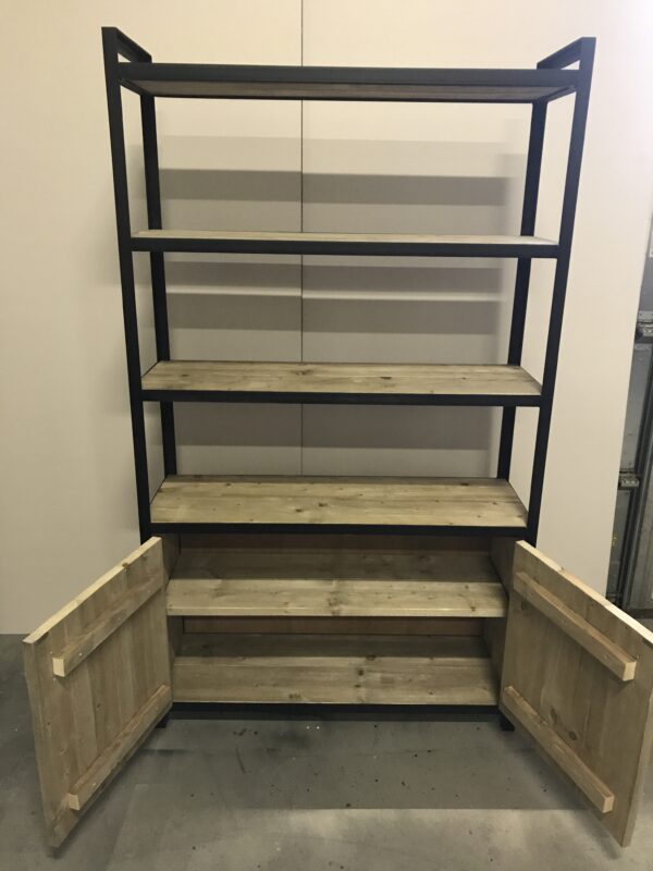 Steigerhouten Buffetkast "Brabant" industrieel