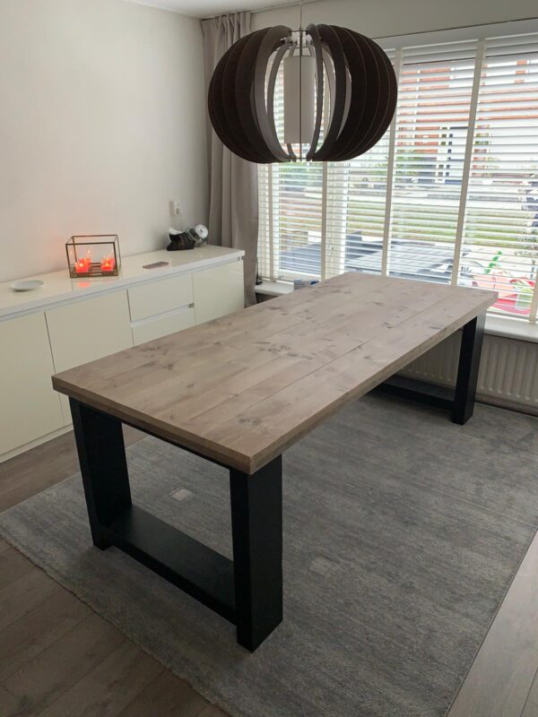 Steigerhouten Eettafel "Friesland"