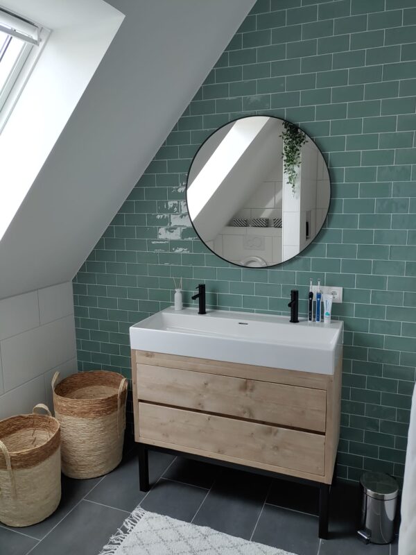 Steigerhouten Badkamermeubel "Friesland" , industrieel