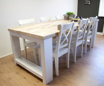 Steigerhouten Eettafel "Friesland"
