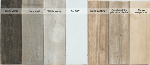 Steigerhouten bureau "Utrecht" industrieel